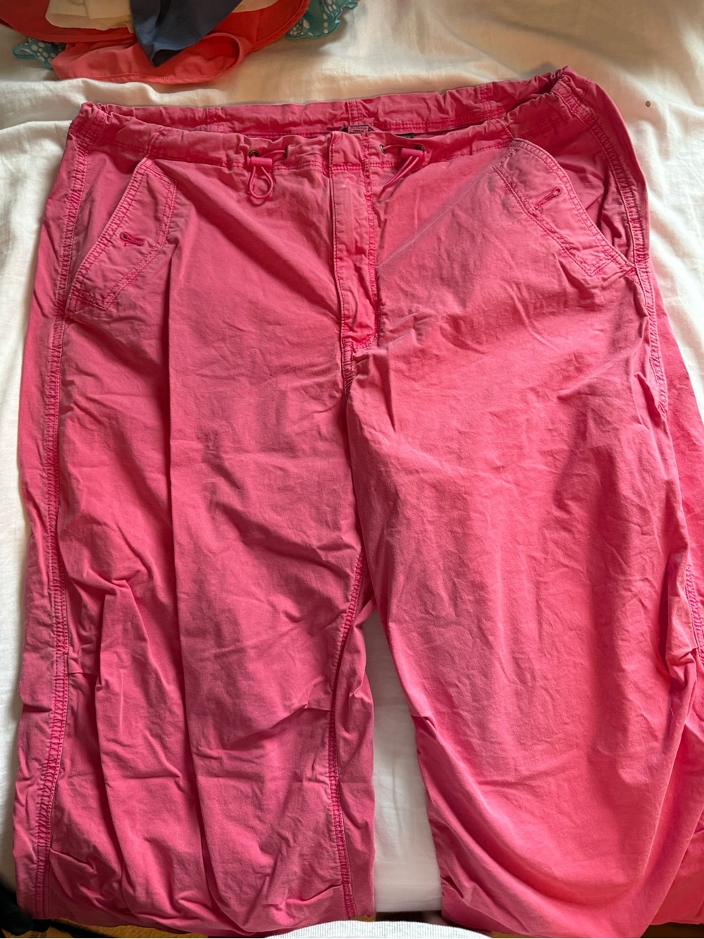 American Eagle Outfitters Pink Drawstring Pants